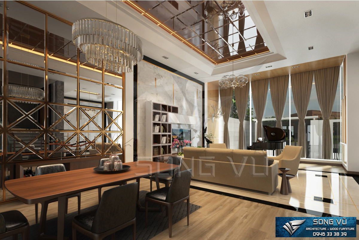 nội thất Song Vũ tạo không gian sang trọng phù hợp nhà riêng,chung cư, khách sạn, văn phòng, quán cafe  