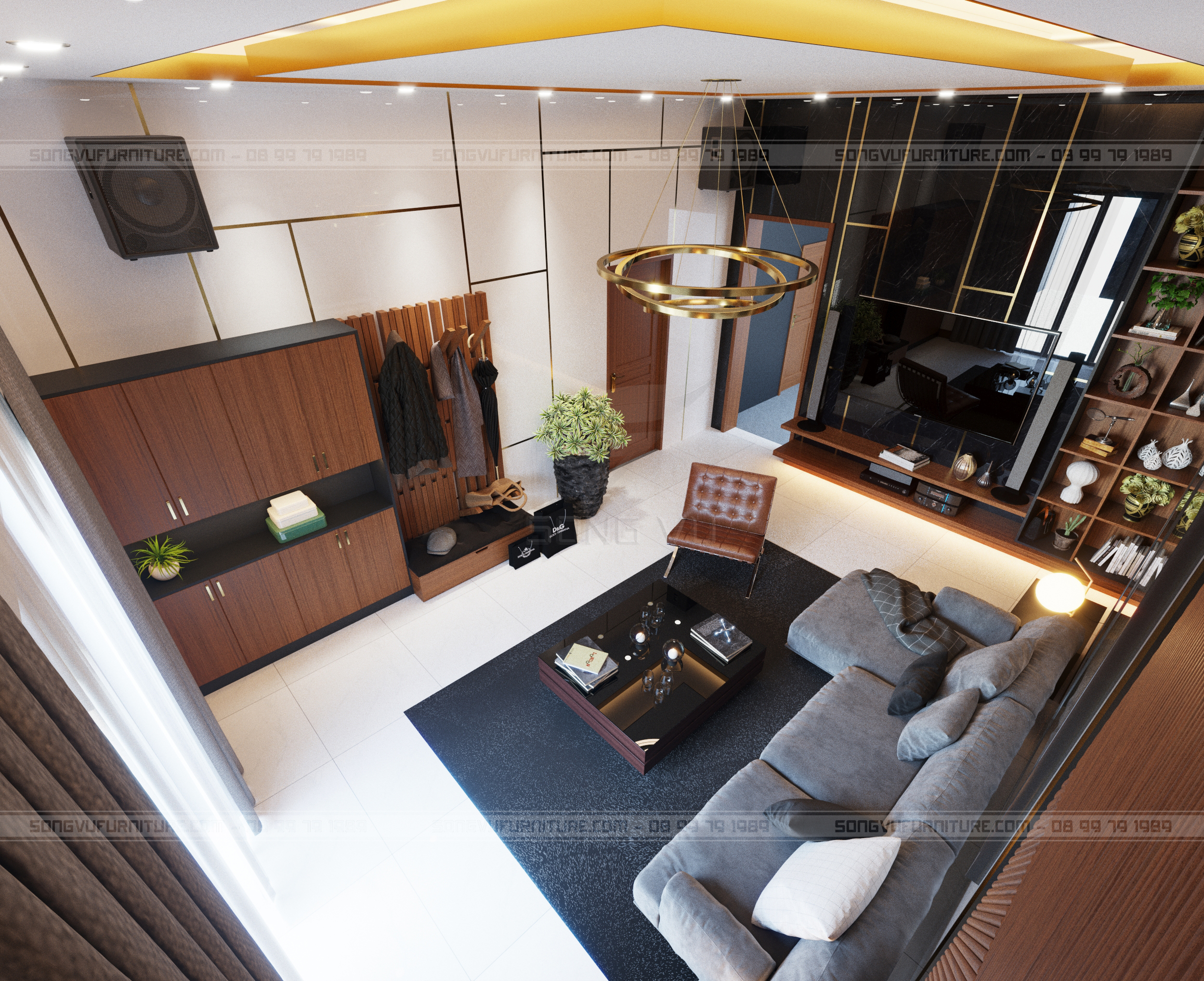 nội thất Song Vũ tạo không gian sang trọng phù hợp nhà riêng,chung cư, khách sạn, văn phòng, quán cafe  