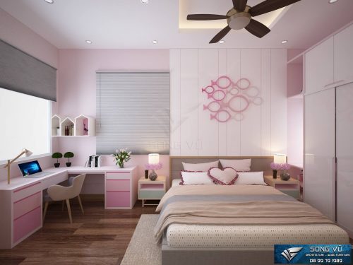 Phòng ngủ đẹp đơn giản nội thất Song Vũ hiện đại